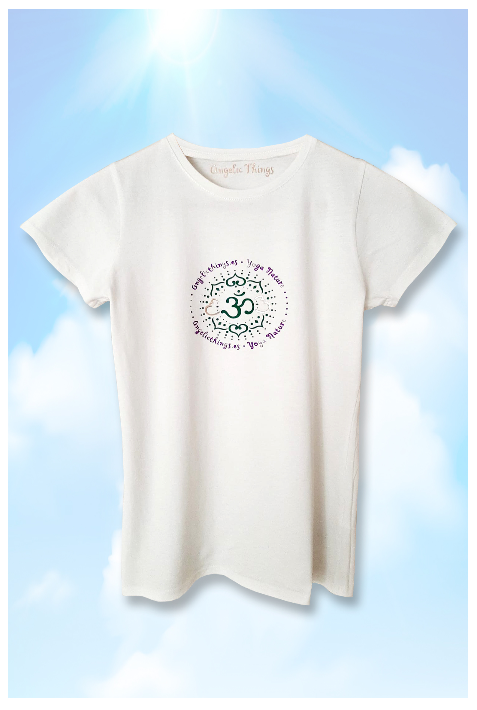 Camiseta algodón orgánico "Mandala" Nature Mujer - Cosa de Ángeles